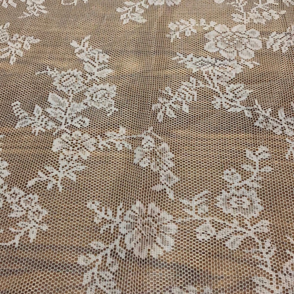 Lace curtain panel 56” wide x 49” long - Picture 2 of 8